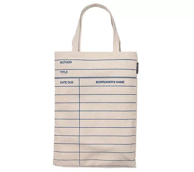 Best Teacher Gifts 2023: The Library Card Tote Bag 2023