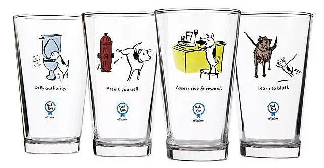 Best Gifts for Dog Lovers 2023: Glass Tumbler Set 2023