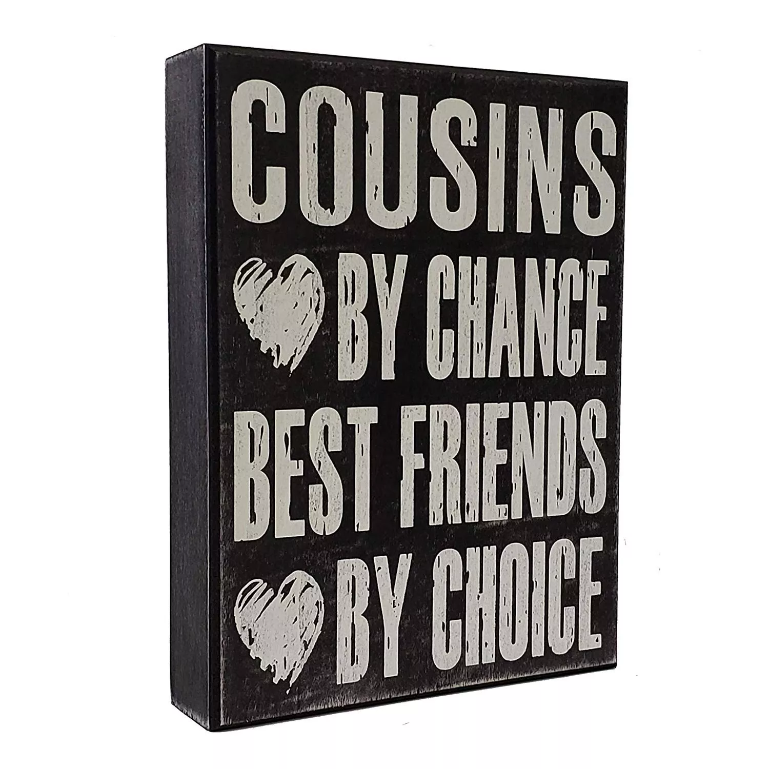 Best Gifts For Cousins 2023: Cousin By Chance Wall Art 2023
