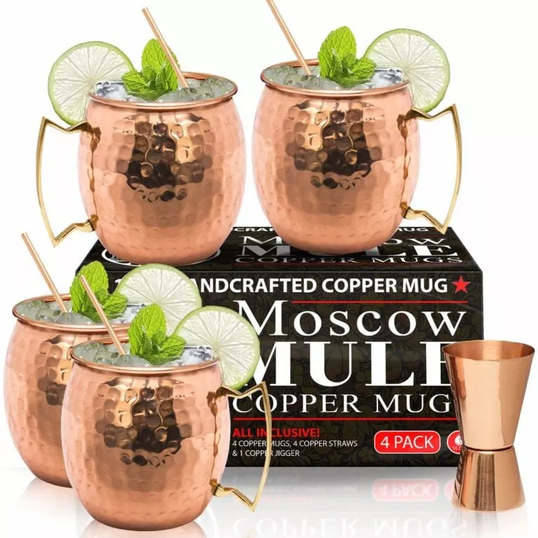 Best Gifts For Uncle 2023: Moscow Mule Copper Mug Gift Set 2023