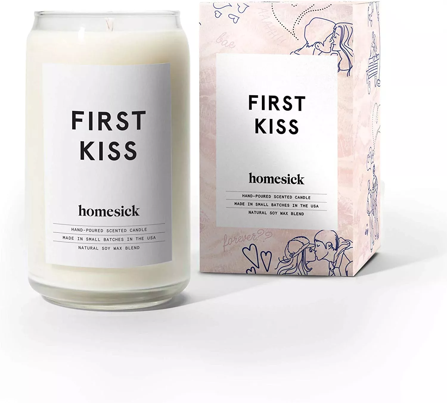 Gifts For Fiance 2023: First Kiss Homesick Candle
