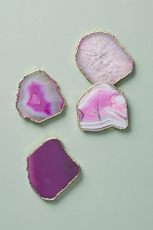 Inexpensive Hostess Gifts 2023: Agate Coasters 2023