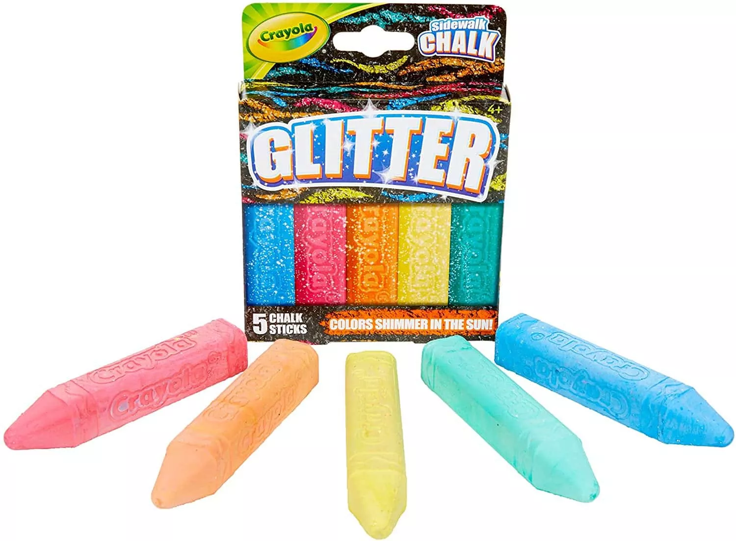 Outdoor Summer Toys 2023: Glitter Sidewalk Chalk