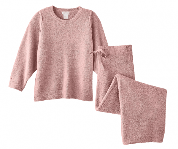 Softies Solid Marshmallow Crew Neck Louge Set